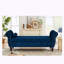 Banc de rangement en velours Larain-1869841135
