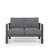 3-Piece Modern Aluminum Patio Conversation Set-436070579