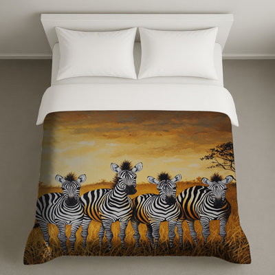 Housse de couette Zebra Bedding Animal
