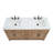 Tremolo 60" Double Bathroom Vanity With Engineered Marble Top-927486089-913581835