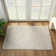 Textured Fringed Area Rug