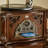 Nut-brown+Gold Free Form Solid + Manufactured Wood+Copper Media Players