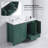 48'' Single Bathroom Vanity with Sink Top, 4 Soft-Close Doors & 2 Drawers, Modern Storage Cabinet for Bathroom, Green-2059878885