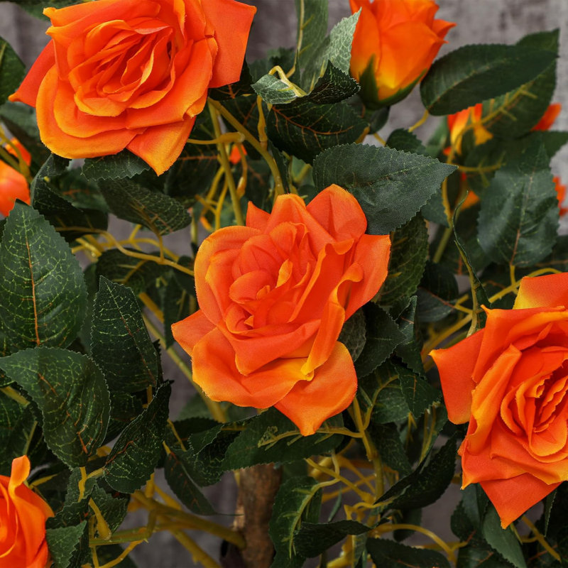 Arrangement in Pot, Orange
