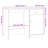 vidaXL Desk Working Table Office Workstation Computer Desk Engineered Wood-1046913878