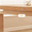Burlywood Rectangular Solid Wood Dining Table-1132198531