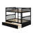 Full Over Full Bunk Bed With Drawers-894080005