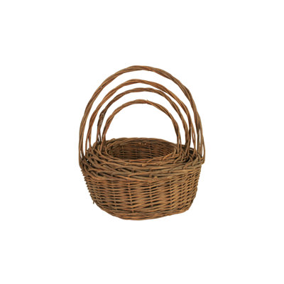 Panier à mèches/en rotin 4 pièces
