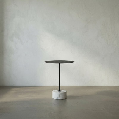 Govinda Steel Top End Table