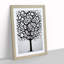 Monochrome Tree No.1 - Framed Print-1240488130-1240488135