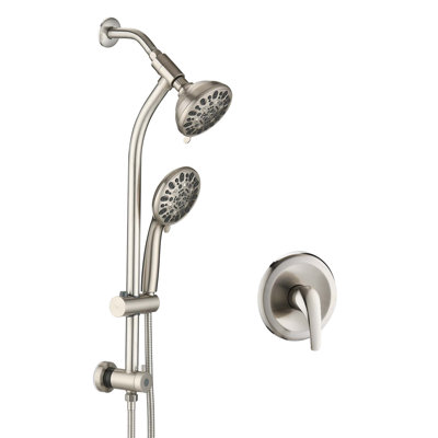 7-Spray Dual Shower System with Handheld Shower Head