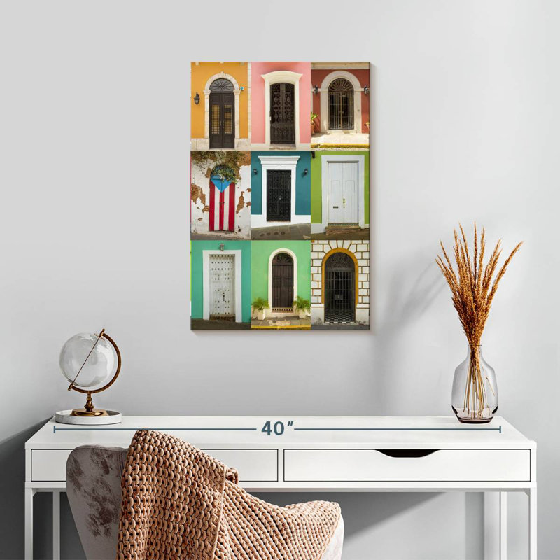 Portes à San Juan, H 24 po x l 16 po