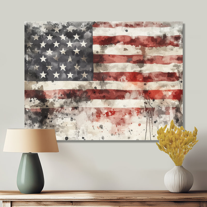 Lakia - États-Unis, art sur toile, H 30 po x l 40 po, Toile tendue, Ne s’applique pas