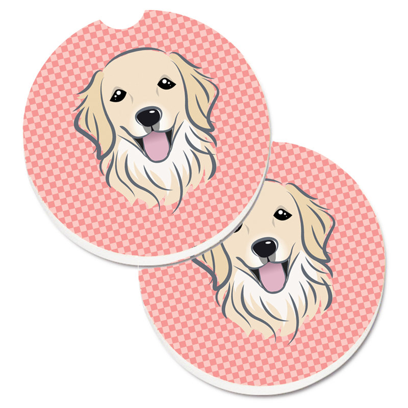 Sous-verre Retriever, Rose, Retriever beige