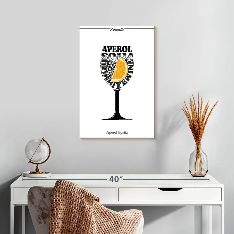 Yarlin Aperol Spritz Poster, 24" H x 16" W