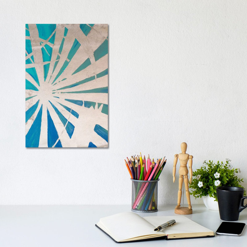 Silver Palms II by Patricia Pinto - Gallery-Wrapped Canvas Giclée on Canvas, 20.32 cm H x 30.48 cm W, No Frame
