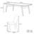 Nordic minimalist rectangular dining table set-104050953
