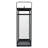 Modern Metal Black Rectangular Lantern-1667089182