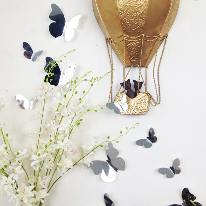 3D Butterflies Mirror Wall Sticker