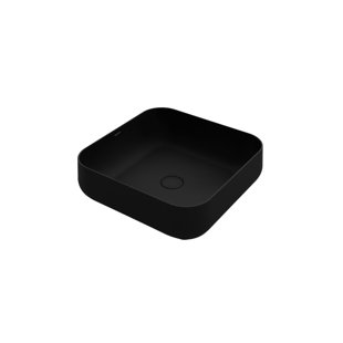 Saniterra 440mm L x 440mm W Ceramic Square Sink