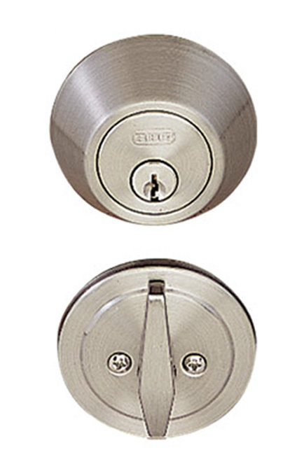 Single Cylinder Deadbolt, Satin Nickel