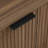 63"Wavy  2-Door Buffet Cabinet with Adjustable Shelves-1222960003