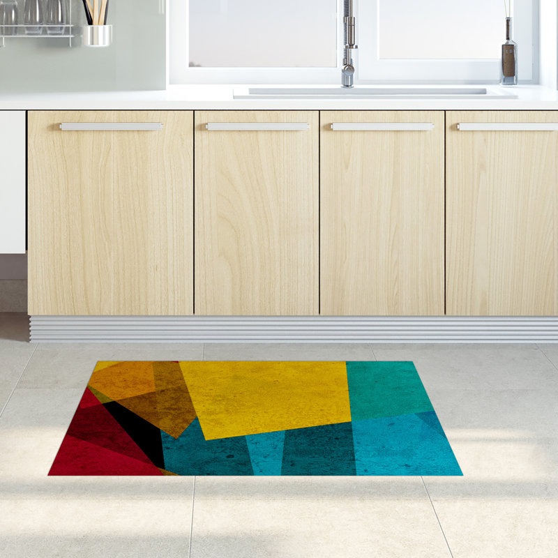 Folarin Geometric Area Rug, Rectangle 52 x 280cm