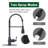 Pre-Rinse Spring Kitchen Faucet with Pull Down Sprayer and Single Handle-87951666