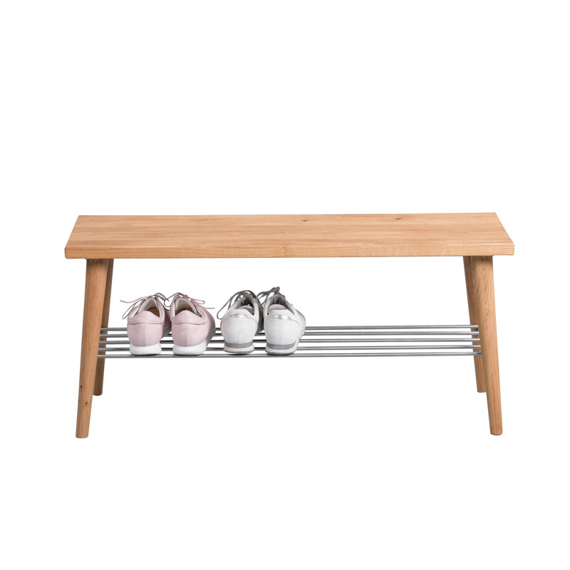 Jacqueline Solid Wood Storage Bench