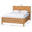 Bali & Pari Maritza Scalloped Natural Rattan Bed Frame - Handwoven Wicker Headboard And Footboard With Decorative Edge Detail, Boho Coastal Style For Bedroom, Queen-1171891042