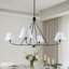 Iron 4-Light Chandelier-941866473