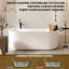 67"Acrylic Bathtub,V Shape Pleated Design Bathtub,Chrome Drain and Slotted Overflow,Cupc Certified