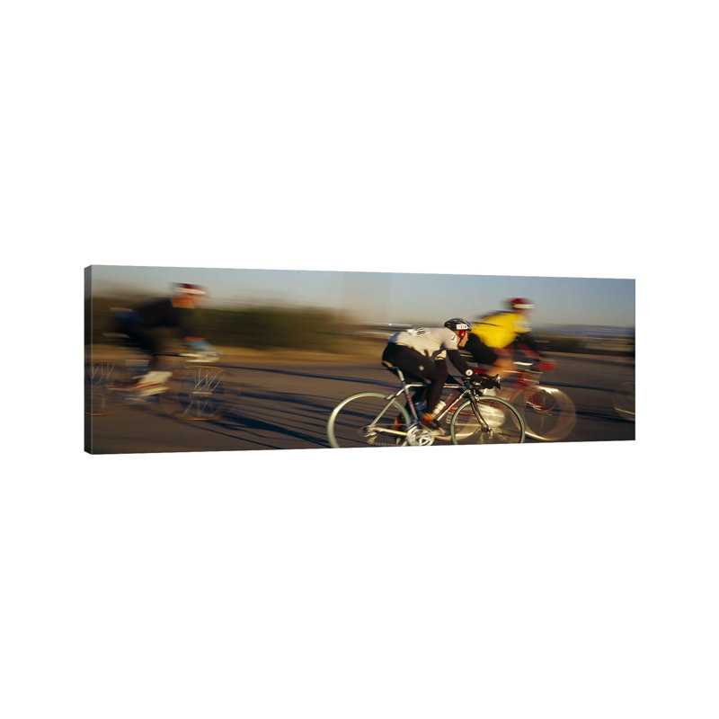 Bicycle Race, Tucson, Pima County, Arizona, USA - Wrapped Canvas Panoramic Print, 30.48 cm H x 91.44 cm W x 1.91 cm D