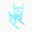 Chaise berçante intérieure ou extérieure-179431562