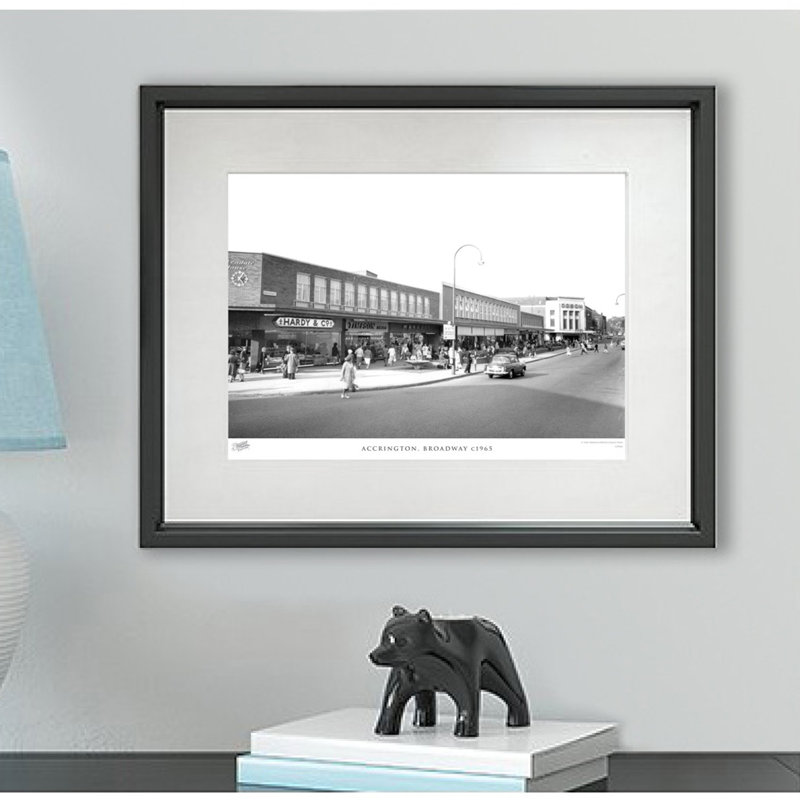 Accrington, Broadway C1965 by Francis Frith - Single Picture Frame Print, 45cm H x 60cm W x 2.3cm D