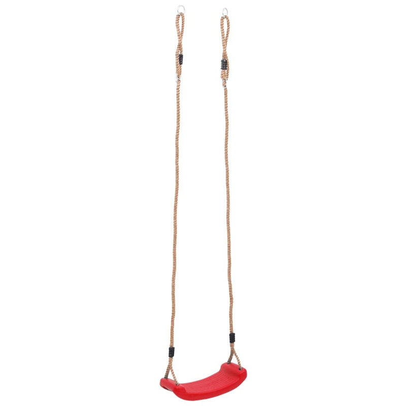Freeport Park Brookneal Belt Swing Swing Seat with Chains, Red