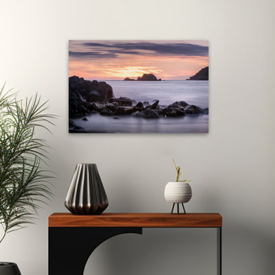 Regarder le coucher du soleil - Photographie de paysage, art marin
