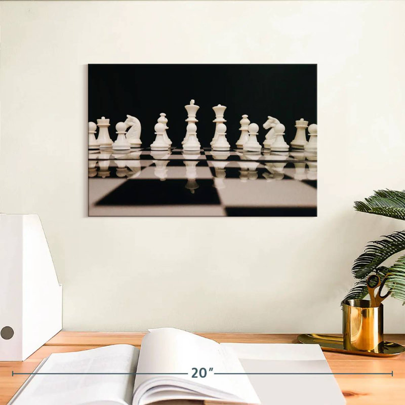 Senne Chess Game, 8" H x 12" W