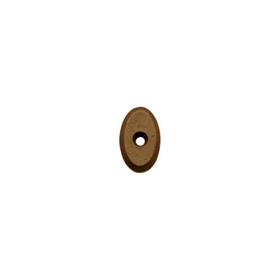 Oval Metal Knob Backplate