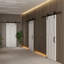 Ensemble complet de porte de grange en T-113952048