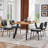  Amous Flaux Leather Upholstered Dining Chairs-664490630