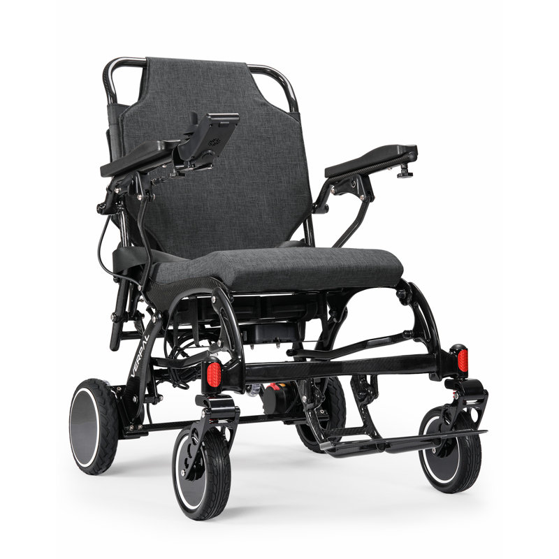 21" Wide Carbon Fiber Foldable Electric Wheelchair For Adults, Lightweight Power Mobility Chair With 20-Mile Range, Airline Approved, 330 Lb Capacity