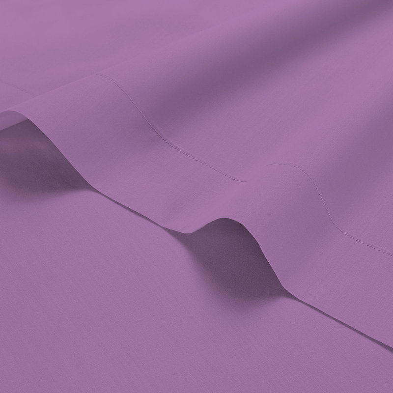 Bel Tailored Wrap Around Bed Skirt, Double (4'6), Lilac