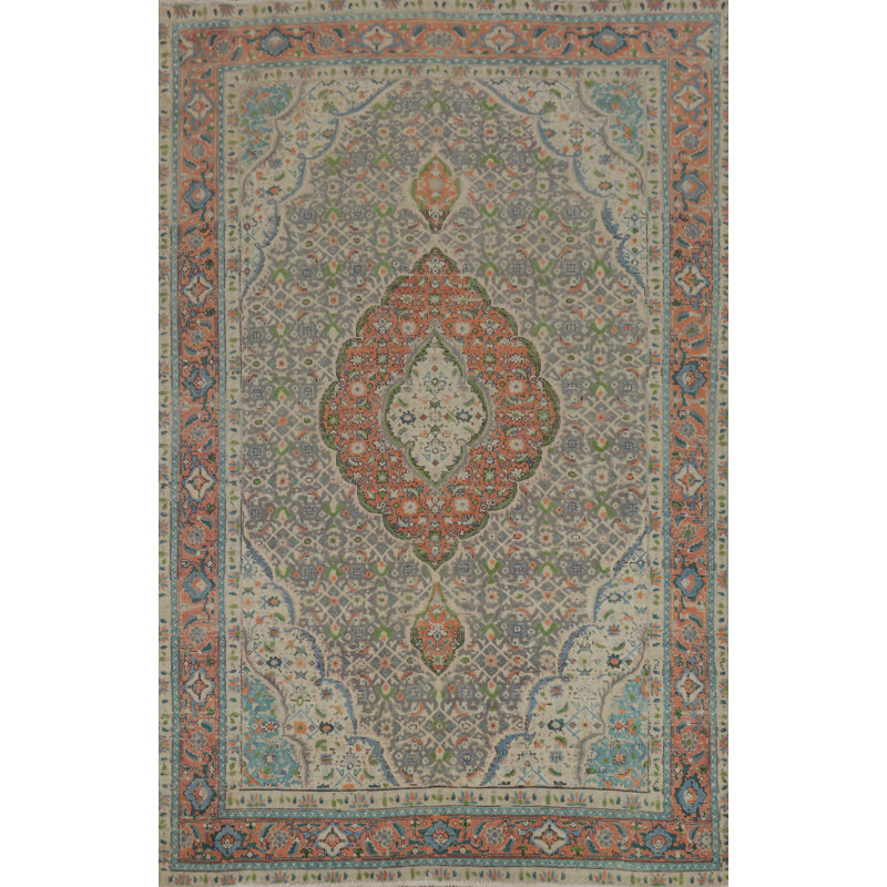 Traditional Wool Area Rug 6x9
