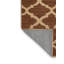 Machine Washable Trellis Brown Area Rug-48675200
