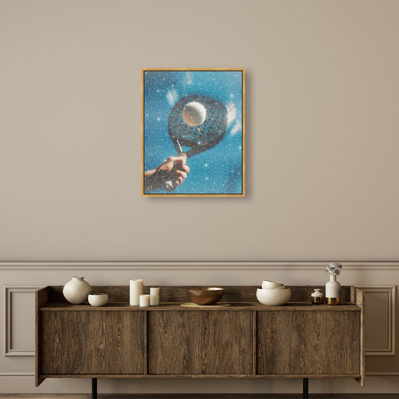 Instant Momentum Print by Oliver Gal, 25"H x 21"W, Gold Floater Frame