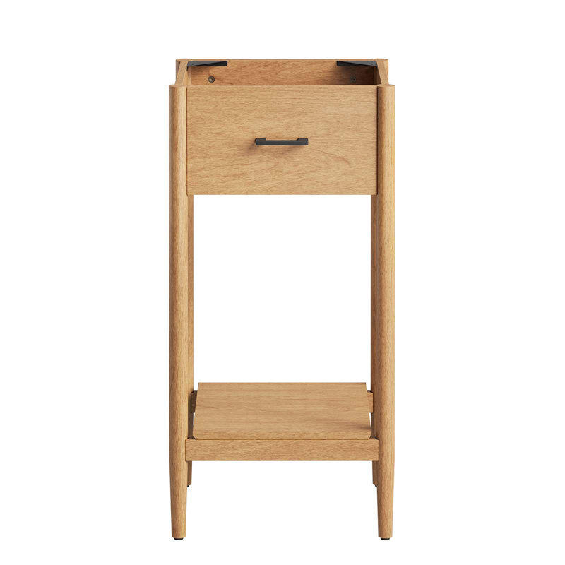 Base de meuble-lavabo simple 16,5 po Modway Zaire, Naturel
