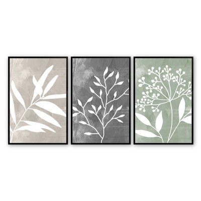 " Floral Allure Trio " 3 - Pieces