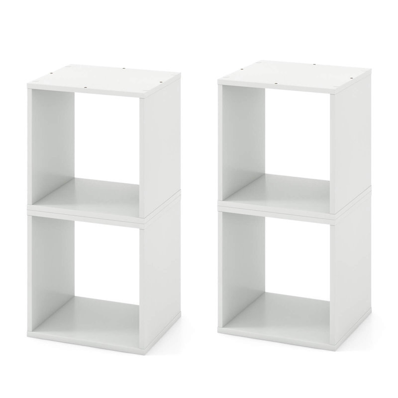 Bibliothèque H 30,5 po x l 15 po Elandra, Blanc