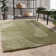 Defino Cozy Geometric Tufted Green Area Rug